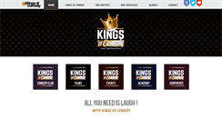 Desktop Screenshot of kingsofcomedy.be